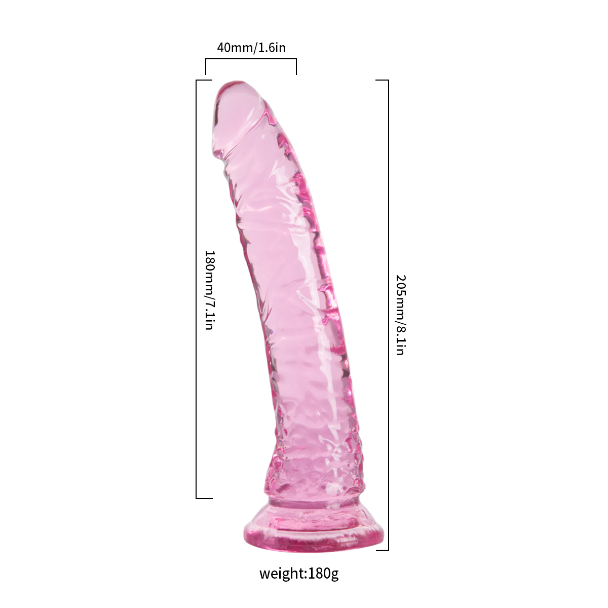 Clear Dildo Realistic Penis Artificial Anal Dildo G-spot Stimulate Female Masturbation Dildos Sex Toys for Women