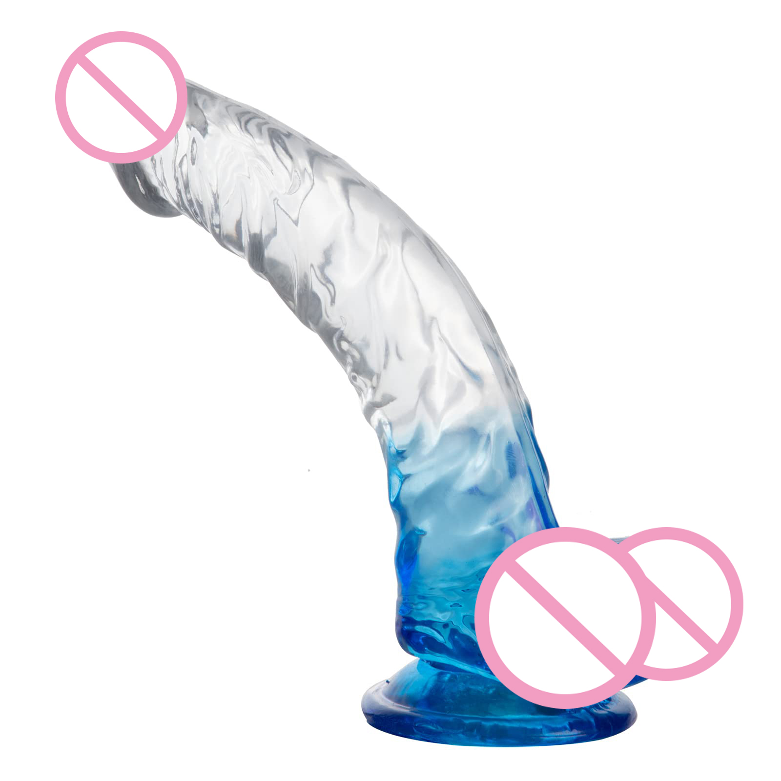 Popular Design for Super Soft Dildo -  Jelly Dildos for Women Cute Dildo Clear Transparent Huge Artificial Penis Lesbian Sex Toys Product  – Dreamsex